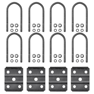 SPARKWHIZ Trailer U Bolt Kit 7 inch for 5,200-7,000 lb 2pack, black 