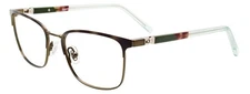 EASYTWIST ET9001 Eyeglasses Eye Glasses 060 Satin Demi Green & Khaki Authentic N