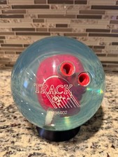 Track Sugar Ray Leonard Clear Boxing Glove Bowling Ball 15 lb Used