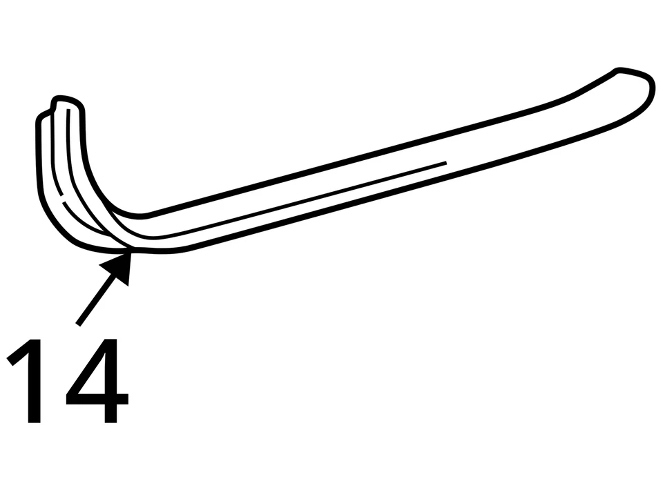 TOYOTA LEXUS CAMRY ES300 1997-2001 PLACA PARA RASGUÑO DE PUERTA INTERIOR 67913AA020G0 NUEVO Foto 3 de 3