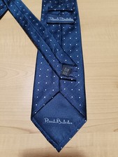 Cravatta Renato Balestra 100% Seta Colore Blu