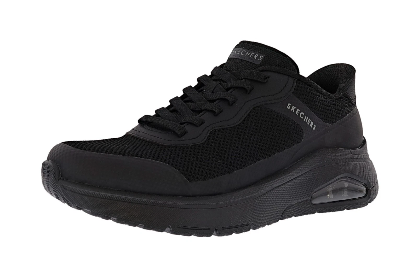 SKECHERS MEN'S SLIP-INS: UNO FLEX-STEP N KNIT 183313/BBK WALKING SHOES
Opens in a new window or tab