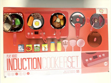 Playset Toy Kitchen Accessories Includes Stovetop Pots with sound NEW