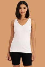 Alfani 2PCS Women Ultra Soft Modal Pink Black Pajama Tank Short Set. Size SMALL