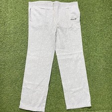 Vintage Adidas Sweatpants Mens XXL 2XL Gray Logo Wide Leg Draw String Baggy