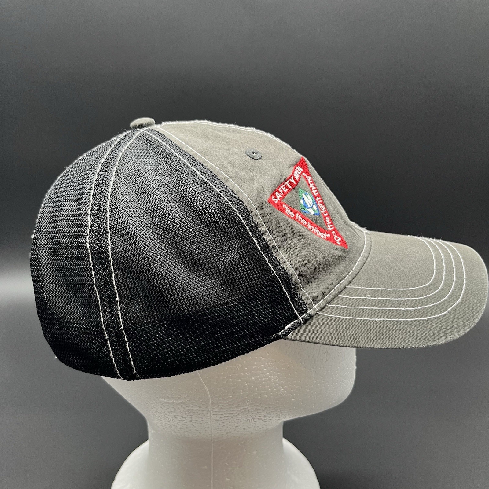 Waste Connection Strapback Hat Gray Embroidered L… - image 3