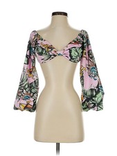 Love + Harmony Women Pink 3/4 Sleeve Blouse S