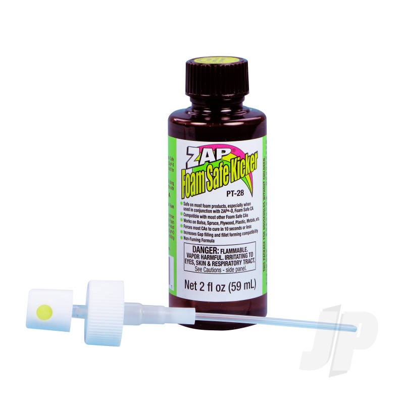 Zap PT28 Zip Kicker Foam-Safe CA Super Glue Activator Spray 59ml