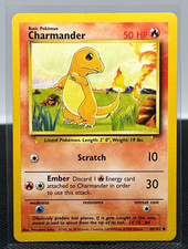 Pokémon TCG Base Set Charmander 46/102 Common - LP