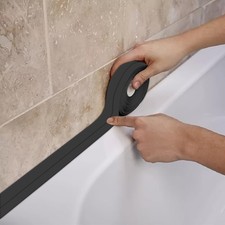 Black Waterproof Caulking Tape Self Adhesive, Tub Shower CaulkTape,