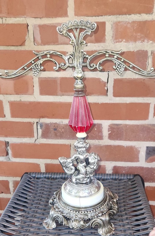 Vintage Scales of Justice, Balance Scale Rococo Hollywood Regency