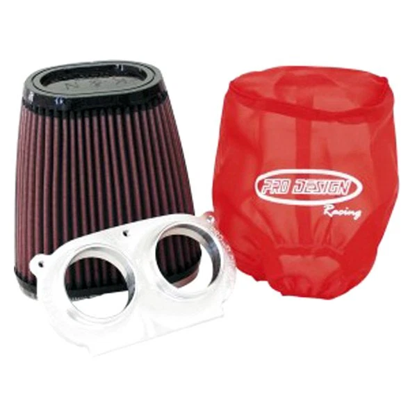Pro Design PD206 Pro Flow K&N Air Box Filter Intake Kit Yamaha Raptor 660 660R - Image 2 of 4
