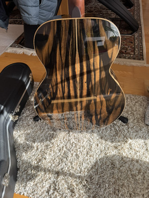 BSG GA 41F Westerngitarre Gitarre Ebony Sitka Fichte Vollmassiv