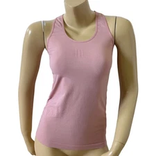 Aspire Womens Small Pink Stretch Athletic Racerback Sleeveless Tank Top 