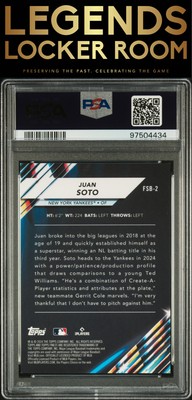 2024 Topps Finest Future So Bright Juan Soto Blue Ref PSA 9 | eBay