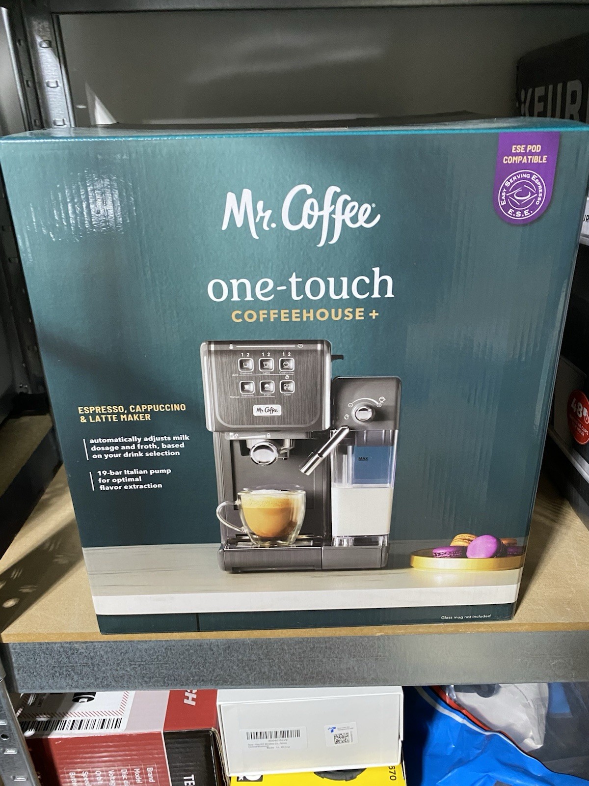 Mr. Coffee One-Touch Coffeehouse Espresso Cappuccino & Latte Maker BRAND NEW