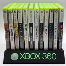 Xbox 360 Game Case Holder Stand Retro Gaming Display Shelf Organizer
