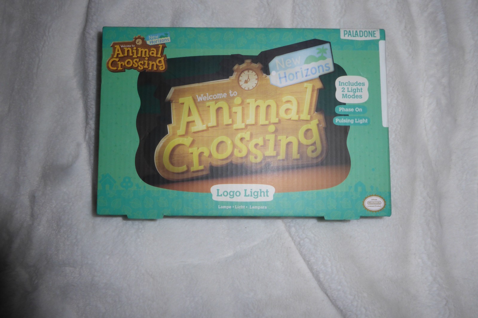 Animal Crossing Logo New Horizons Luz Gaming Mood Lámpara NUEVO