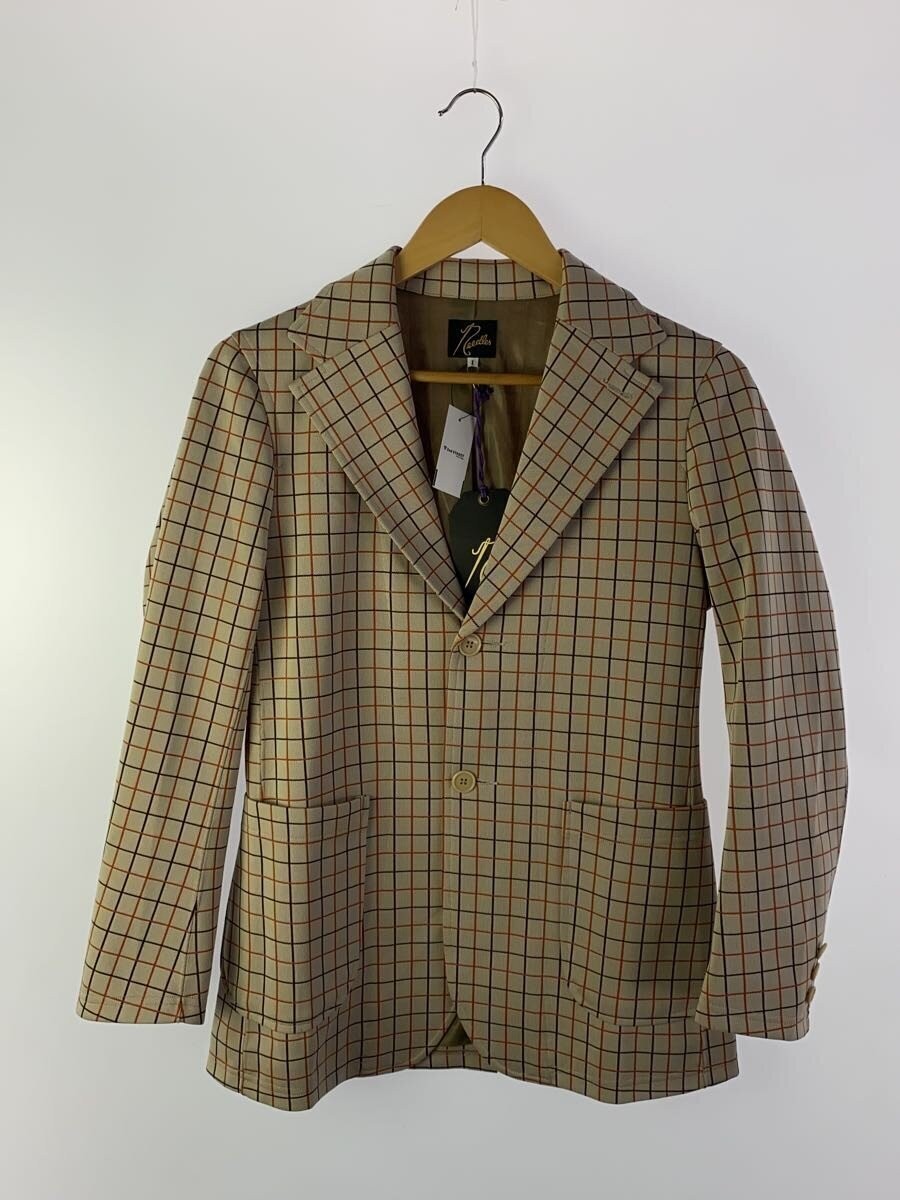 Needles Tailored Jacket Check Pattern Polyester C… - image 1