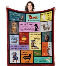 Christmas Dachshund Gifts, Dachshund Gifts for , Dachshund Blanket 50" X 60",...