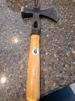 Vintage Multi-Tool Hammer Axe Crowbar Great Wall Good Condition 13 1/2'' Long