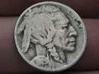 1925 D Buffalo Nickel 5 Cent Piece- Denver, VG/Fine Details