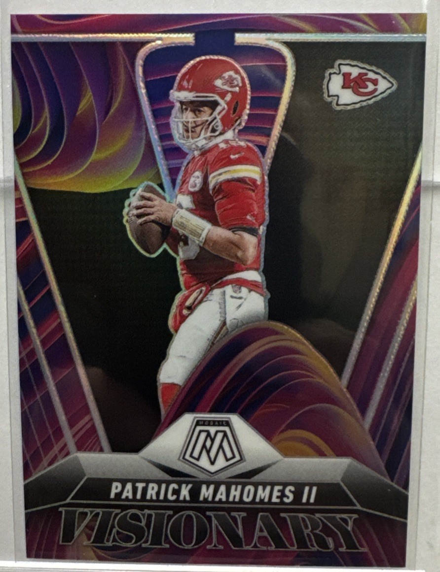 Patrick Mahomes II - 2025 Panini Mosaic Football Visionary Case Hit SP #12 KC