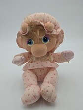 Vintage 1984 Hasbro Muppet Babies Miss Piggy Plush Pink Pajamas