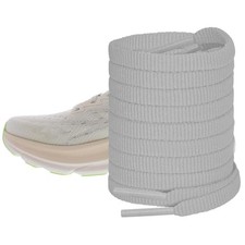 Shoe Laces for HOKA Clifton/Bondi/Rincon/Skyflow Running Shoes, 54" Grey