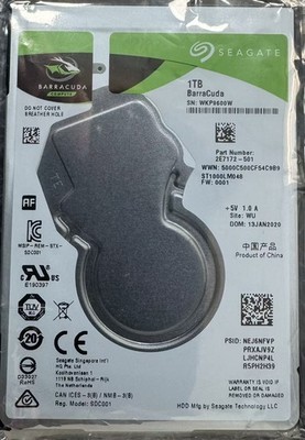 Seagate 1TB BarraCuda 5400RPM 128MB Cache SATA3 2.5'' HDD Hard Drive ST1000LM048/