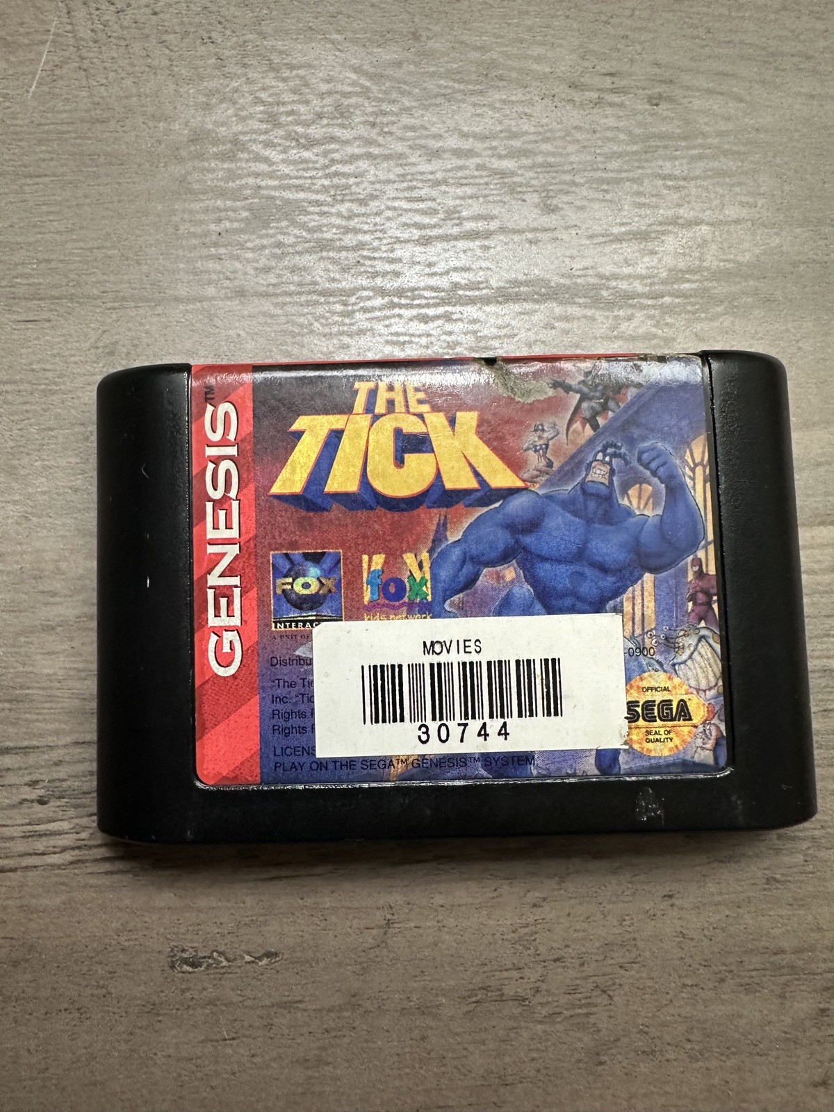 The Tick Sega Genesis Authentic Cartridge Only TESTED - Fast Ship!