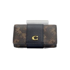 COACH Key Case Allover Pattern Brown Ladies CI210