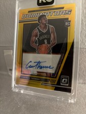 Cameron Thomas Prizm Dominators rookie auto 07/10 gold 