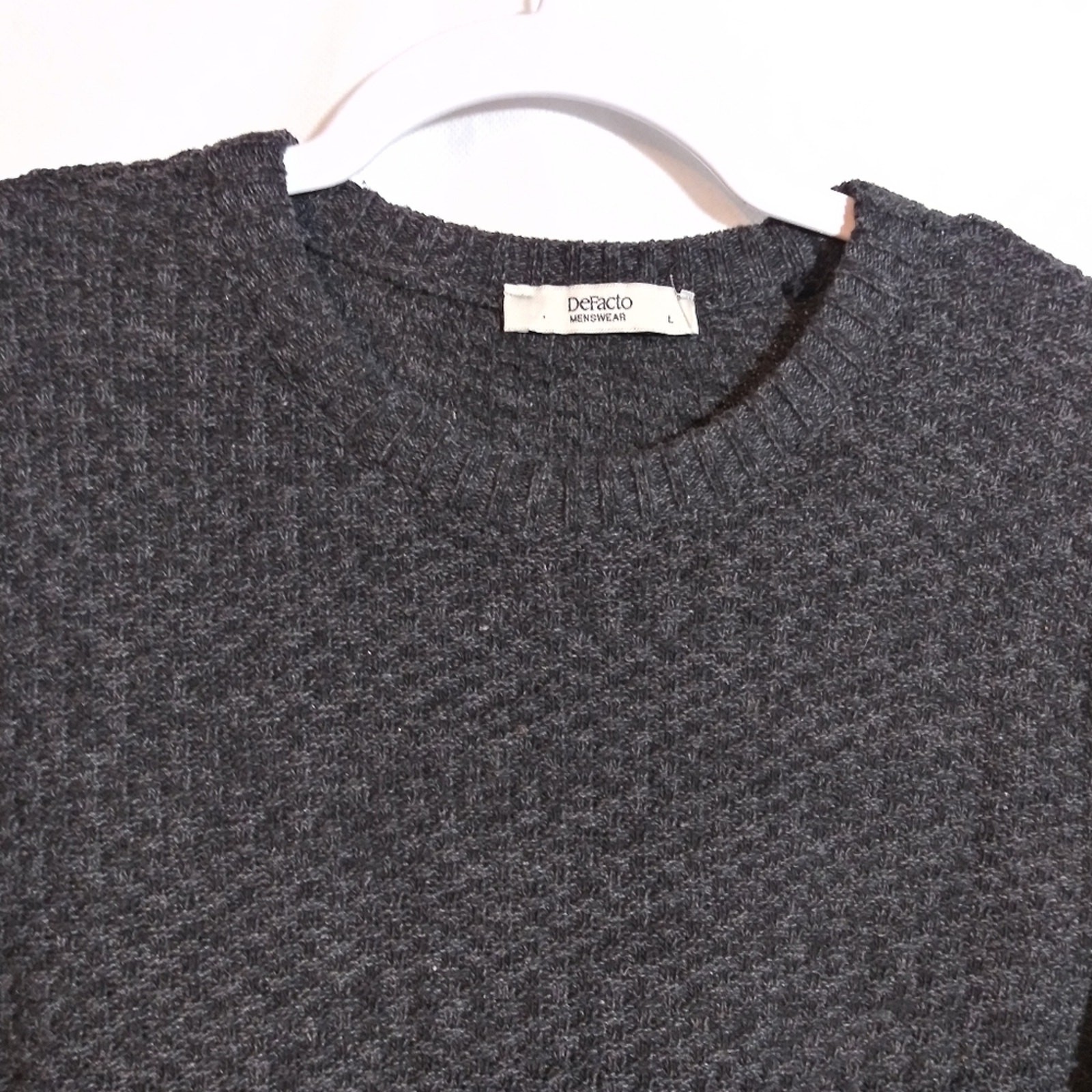 DeFacto Standard Fit Textured Basic Knitwear Pull… - image 2