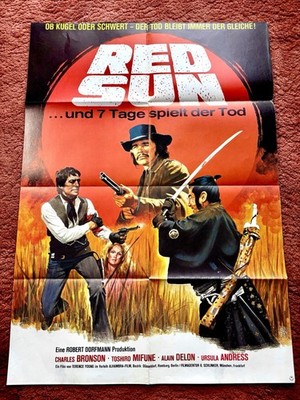 Red Sun Kinoplakat Poster A1, Charles Bronson, Alain Delon, Mifune, Western