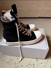 Rick Owens DRKSHDW StrobeCotton Denim High Bl...