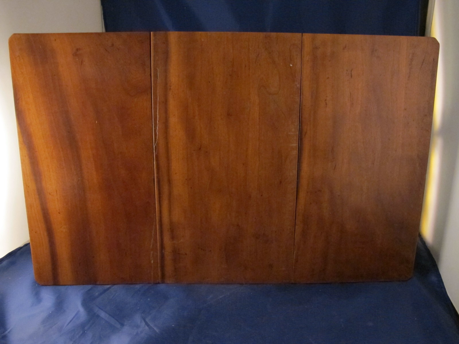 vintage wood salesman sample drop leaf table (folk art ?)