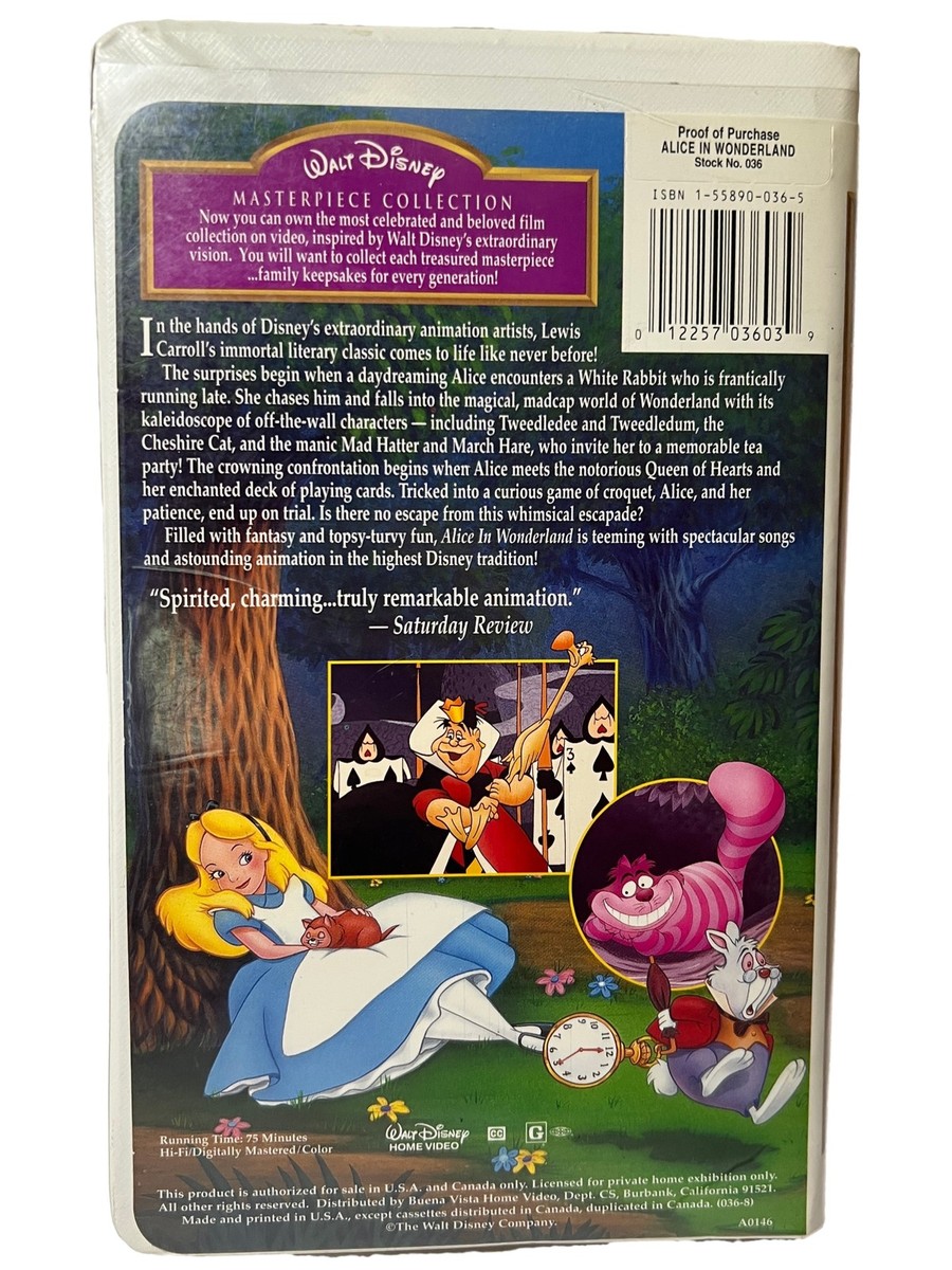 その他 Alice in Wonderland [VHS] Amazon.com: Alice in Wonderland [VHS] : Movies & TV