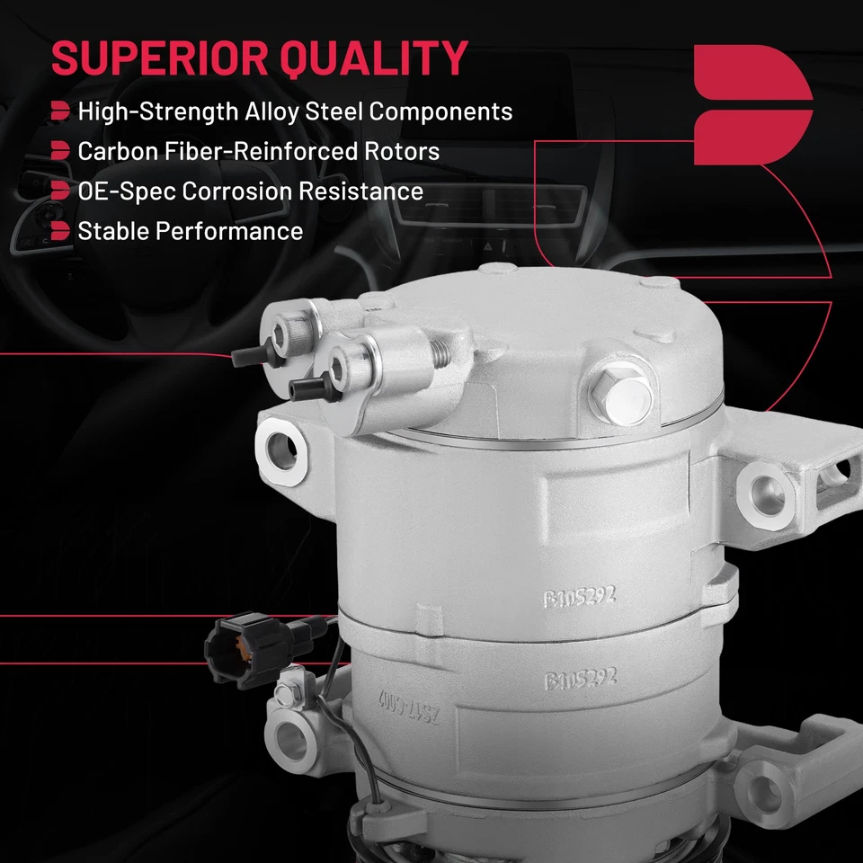 Compresor de aire acondicionado con embrague para Infiniti QX56 QX80 Nissan Armada Pathfinder Titan XD Foto 4 de 4