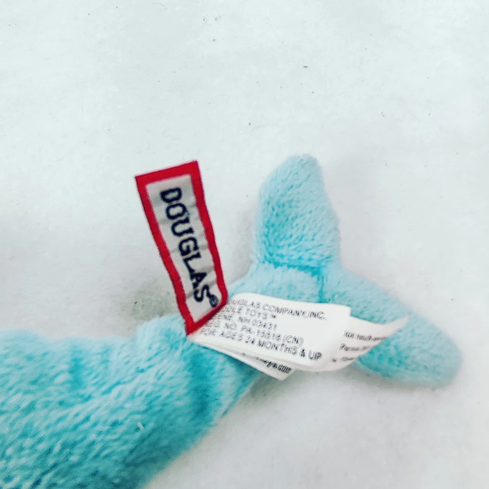 SPIKE the Plush Blue NARWHAL Small Stuffed douglas - Image 3 of 4