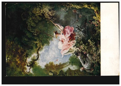 Künstler-AK Fragonard: Die Schaukel, Verlag E.A.S. Leipzig, ungebraucht