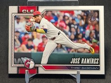 Jose Ramirez 2026 Topps Series 1 Baseball Card #284 Cleveland Guardians