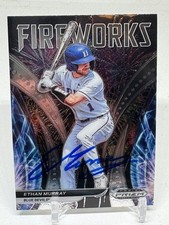 2021 Panini Prizm Draft Picks - Fireworks Ethan Murray #F-EM (RC) SIGNED