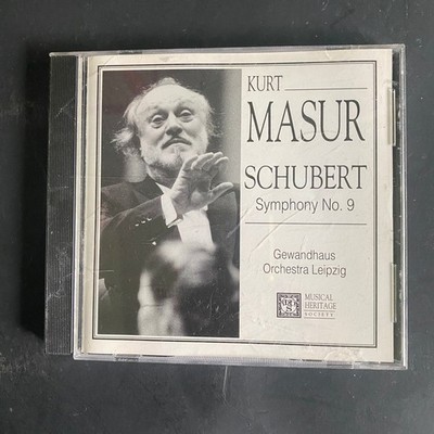 Kurt Masur Schubert Symphony No. 9 ''The Great'' CD 1991 Classical MHS