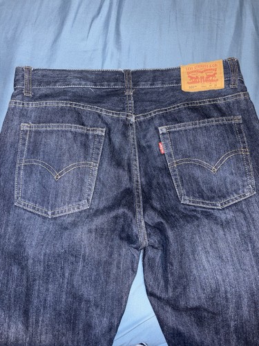 BOY'S LEVI JEANS 514 Size 18 Regular / 29 x 29 Slim Straight 100% Cotton - Picture 4 of 5