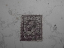 1912/22 - GREAT BRITAIN - 9 d. VIOLETTO GIORGIO V° - USED
