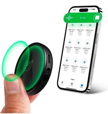 64GB Magnetic Voice Recorder 4800Hrs AI Noise Reduction Portable with Playback