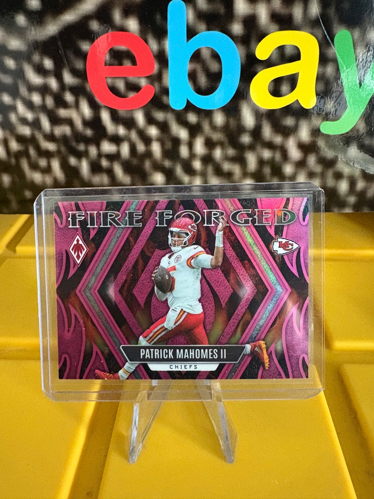 PATRICK MAHOMES II 2023 PHOENIX FIRE FORGED PINK CHIEFS #FF-1 /175