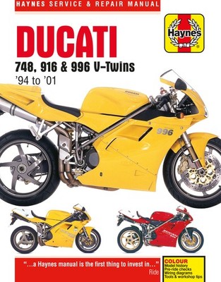 Haynes Werkstatthandbuch für Ducati 996 S 2001