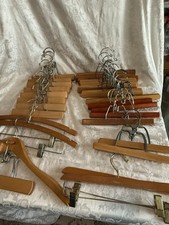 27 Wood Hangers for Suits, Pants, Shirts, Skirts